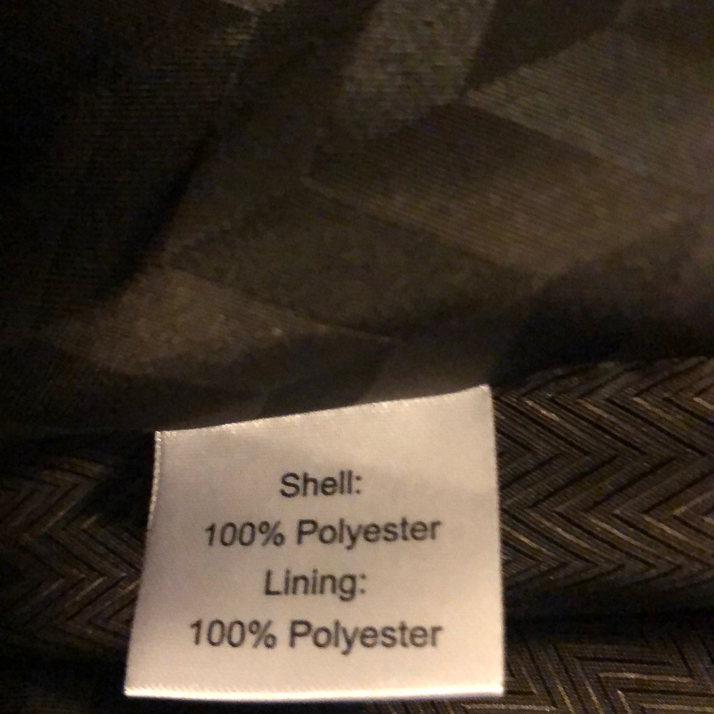 Brown polyester jacket - Picture 4 of 4
